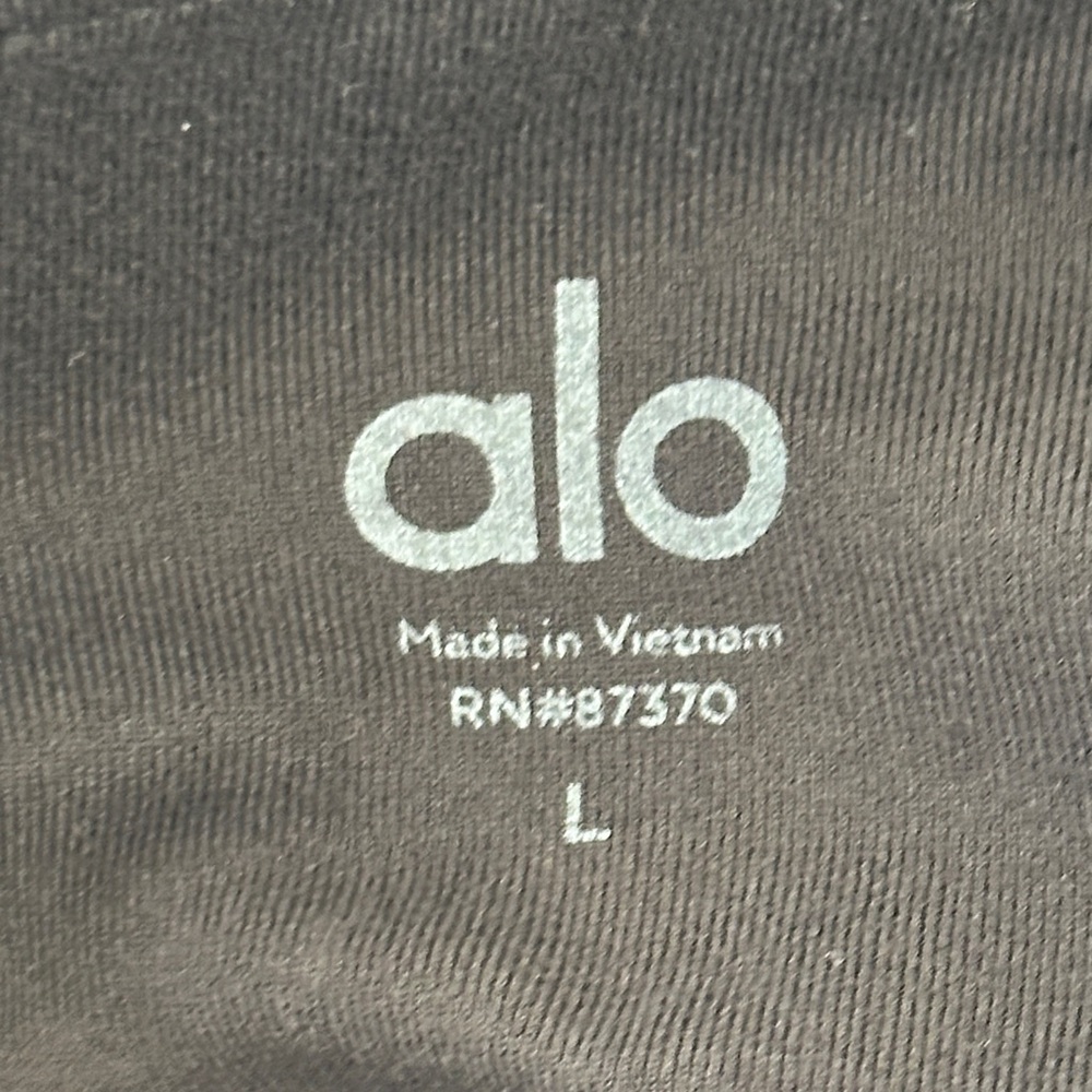 ALO Yoga Black Mesh Leggings - Picture 16 of 16